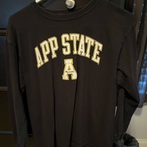 fanatics kids xl app state longsleeve